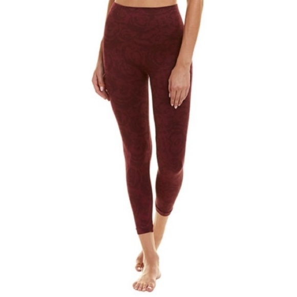 SPANX Garnet Rose Look At Me Now Crop Leggings Womens 1X Plus Size Athleisure - Picture 7 of 16